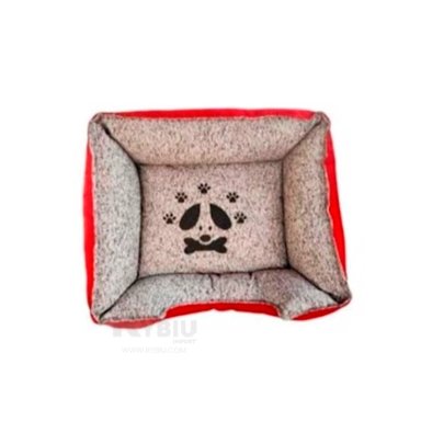 CAMA PERROS MA31050 RYBIU PET EN TONO ROJO TALLA XXL + STICKERS