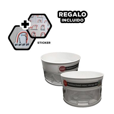 BASE RYBIU HO29751 BLANCO RESISTENTE Y VERSATIL + REGALO STICKERS