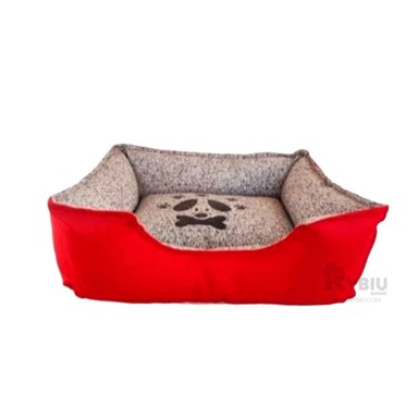 CAMA PERROS MA31031 RYBIU COLOR ROJO EN TALLA L
