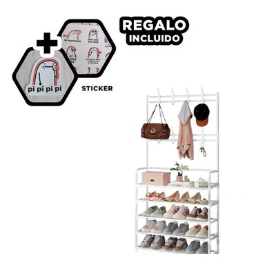 ZAPATERA RYBIU RECTO BLANCO CON SEPARADORES + REGALO STICKERS