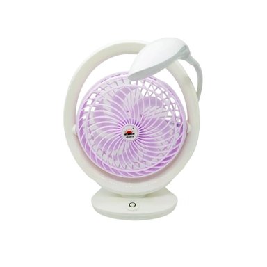 VENTILADOR PORTATIL RYBIU JR2018 OFICINA TONO LILA + PAPEL REGALO
