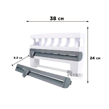 DISPENSADOR RYBIU CO30392 GRIS TOALLA + AGENDITA - 5