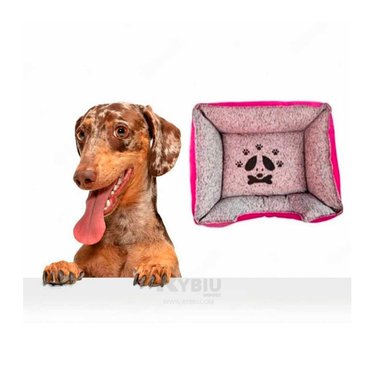 CAMA PERROS MA31033 RYBIU PET EN TONO FUCSIA TALLA M + STICKERS