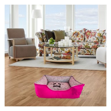 CAMA PERROS MA31038 RYBIU COLOR FUCSIA EN TALLA S + PAPEL DE REGALO