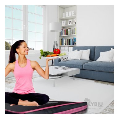 COLCHONETA RYBIU DE30542 1M NEGRA DEPORTE TALLA S CON ROSADO