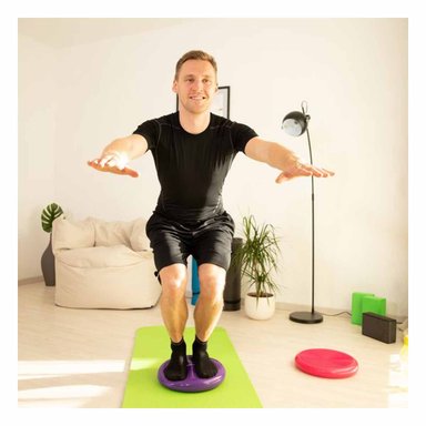 DISCO RYBIU DE30556 DOBLE CARA BALANCEO Y EQUILIBRIO ROJO