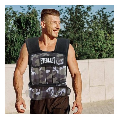 CHALECO RYBIU 10KG BLANCO CROSSFIT CIERRE TIPO VELCRO EN