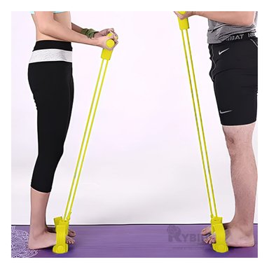 LIGA RYBIU DE30578 PARA ENTRENAMIENTO ABDOMINAL AMARILLO + REGALO AGENDITA