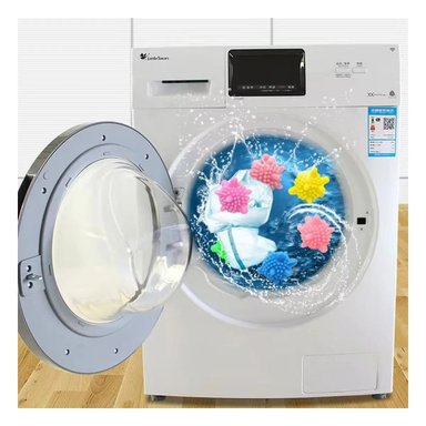 SET 6 DESENREDANTE RYBIU HO30083 BOLITAS DESERREDANTE ROPA MULTICOLOR