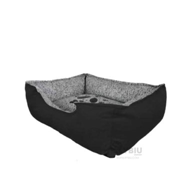 CAMA PERROS MA31035 RYBIU COMODA TALLA M EN COLOR NEGRO + PAPEL DE REGALO