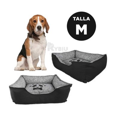 CAMA PERROS MA31035 RYBIU TALLA M IDEAL EN COLOR NEGRO + AGENDITA