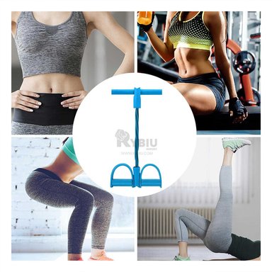 LIGA ELÁSTICA RYBIU DE30580 CELESTE RESISTENCIA ABDOMINAL PULL REDUCER