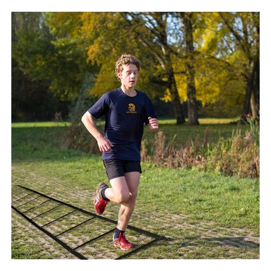 ESCALERA RYBIU DE30562 400CM RESISTENTE EJERCITAR AL AIRE LIBRE NEGRO