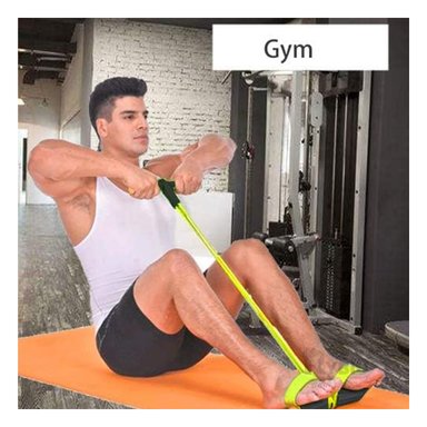 LIGA RYBIU DE30582 AMARILLO PRACTICA FITNESS Y NEGRO + PAPEL REGALO