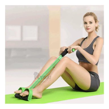 LIGA RYBIU DE30591 PARA HACER ABDOMINALES VERDE Y NEGRO + PAPEL DE REGALO