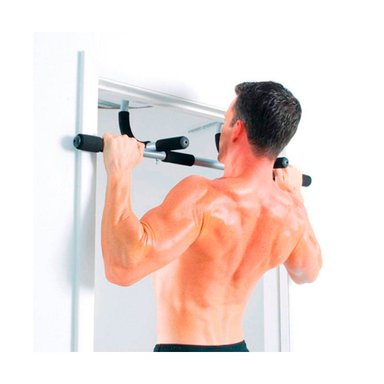 BARRAS RYBIU DE30575 ACERO MÁQUINA EJERCICIO PUERTA NEGRO