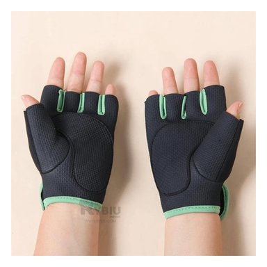 GUANTES RYBIU DE30573 FACIL USO DEPORTIVOS VERDE + REGALO AGENDITA