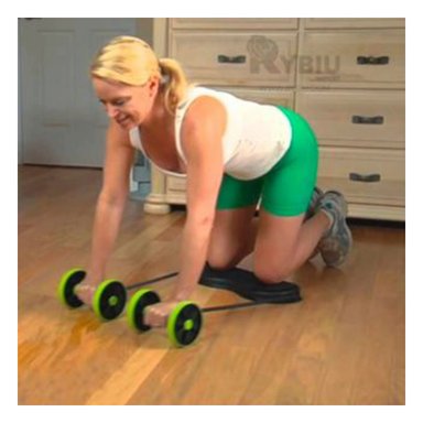 RUEDA ABDOMINAL RYBIU DE30643 REVOFLEX DE DEPORTE CON ELASTICO VERDE + PAPEL DE REGALO