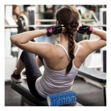 ROLLER RYBIU DE30645 ERGONOMICO EJERCICIO CELESTE + REGALO STICKERS