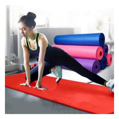 MAT RYBIU DE30609 10MM YOGA GOMA EVA ROJO