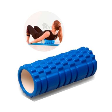 ROLLER RYBIU DE30644 LARGO 35CM FUNCIONAL HACER ABDOMINALES AZUL - 6