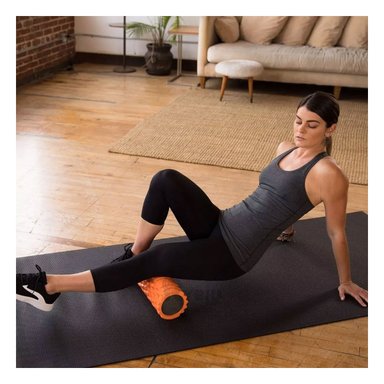 ROLLER RYBIU DE30647 LARGO 33CM FUNCIONAL HACER ABDOMINALES NARANJA