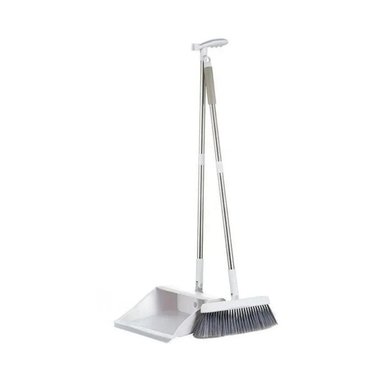 SET LIMPIEZA RYBIU HO30731 RIPLEY ESCOBA PRACTICA + RECOLECTOR BLANCO +  PAPEL REGALO