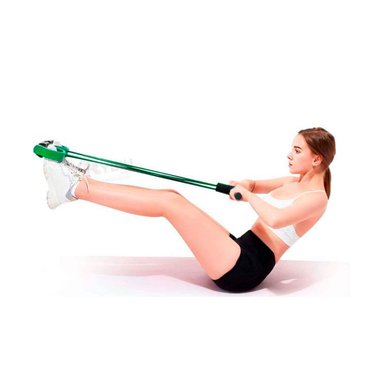 LIGA ELÁSTICA RYBIU DE30576 RESISTENCIA ABDOMINAL PULL REDUCER VERDE