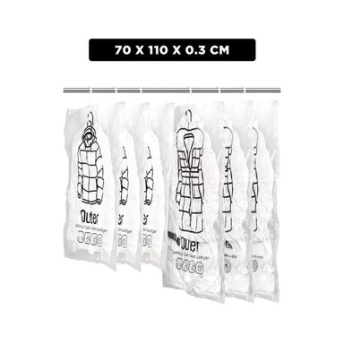 BOLSA AL VACÍO RYBIU HO32146 DE TRAJE EN TRANSPARENTE Y + PAPEL DE REGALO - 4