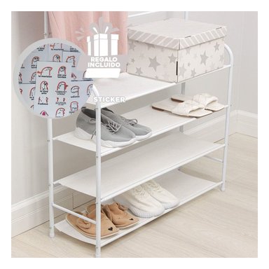 ZAPATERA RYBIU HO30840 BLANCO CON SEPARADORES + REGALO STICKERS