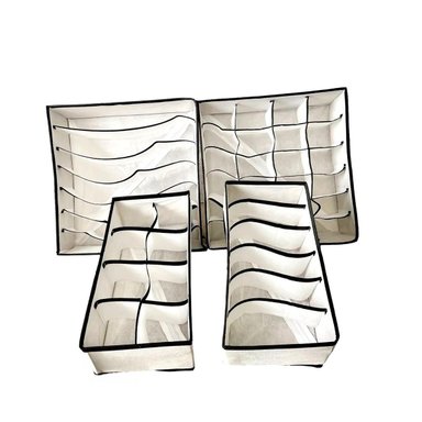 SET ORGANIZADOR RYBIU HO32144 BLANCO ROPA INTERIOR + PAPEL REGALO