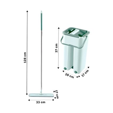 TRAPEADOR RYBIU HO32070 COMPACTO COLOR VERDE AGUA + PAPEL REGALO - 4