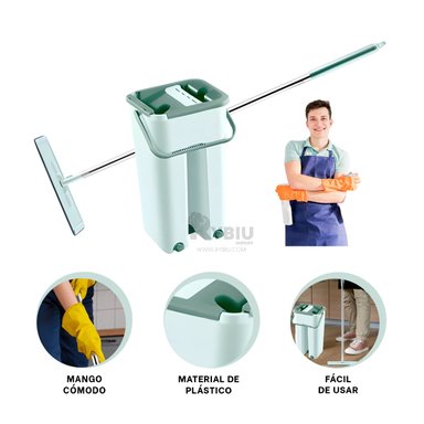 TRAPEADOR RYBIU HO32070 NOVEDOSO EFICIENTE VERDE + REGALO STICKERS