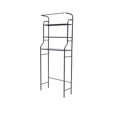 ESTANTE RYBIU HO32097 NEGRO 3 NIVELES CON COLGADOR + PAPEL REGALO