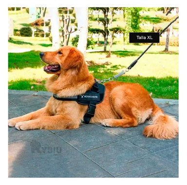 ARNÉS PERROS MA30980 RYBIU RESISTENTE TALLA XL DE COLOR NEGRO