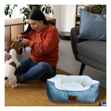 CAMA PERROS Y GATOS MA32263 RYBIU COMODA COLOR VERDE HADE EN S + AGENDITA