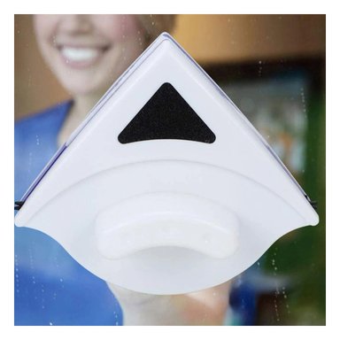 MEDIO MANUAL VIDRIOS MAGNETICO TRIANGULAR AZUL AMARILLO PARA VENTANAS