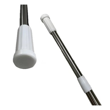 TUBO CORTINA RYBIU HO30831 ACCESORIOS BAÑO GRIS TUBO EXPANDIBLE EN 1.10M A 2.0M PLOMO + PAPEL REGALO