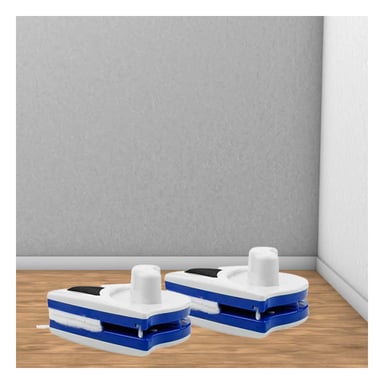 SET RYBIU LIMPIADOR MAGNETICO VIDRIO AZUL + PAPEL REGALO - 5