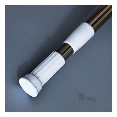 TUBO CORTINA RYBIU HO30831 ACCESORIOS BAÑO GRIS TUBO DURADERO 1.10M A 2.0M PLOMO + REGALO AGENDITA