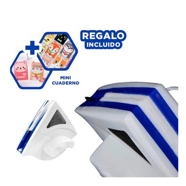 SET RYBIU LIMPIADOR MANUAL LUNAS AZUL + AGENDA