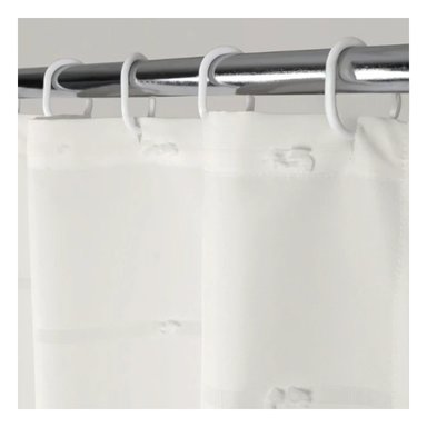 TUBO CORTINA RYBIU HO30831 ACCESORIOS BAÑO GRIS RESISTENTE EN 1.10M A 2.0M PLOMO + REGALO STICKERS - 5