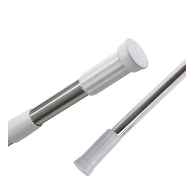 TUBO CORTINA RYBIU HO30832 ACCESORIOS BAÑO GRIS TUBO EXPANDIBLE EN 1.40M A 2.60M PLOMO + PAPEL REGALO