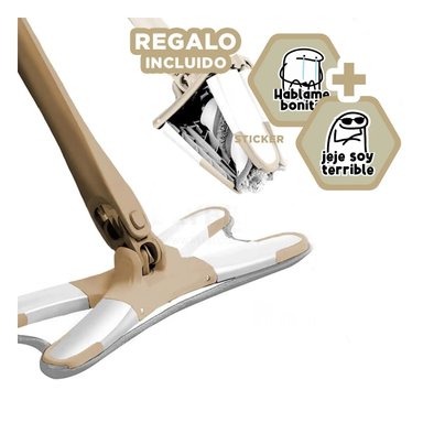 TRAPEADOR RYBIU HO30829 MANGO REGULABLE BEIGE + REGALO STICKERS