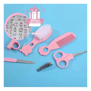 SET RYBIU ASEO Y CUIDADO ROSADO + STICKERS