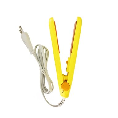 PLANCHA RYBIU BE30317 PORTATIL MINI CABELLO AMARILLO + PAPEL REGALO - 2