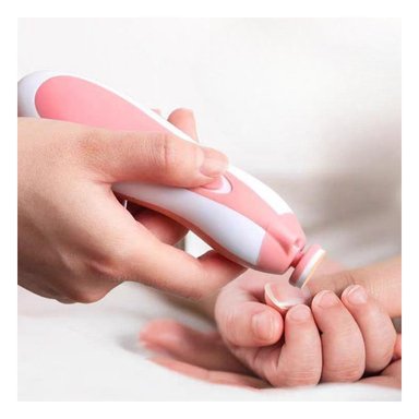 LIMADOR RYBIU CON ALMOHADILLAS BE30313 ROSADO + STICKERS BEBE - 2