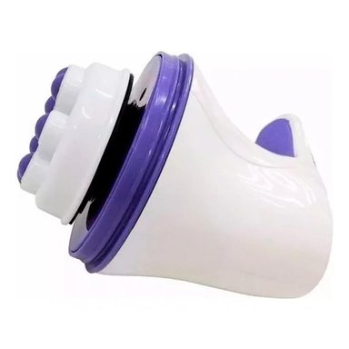 MASAJEADOR RYBIU CORPORAL BE30316 4 CABEZALES CAMBIABLES BLANCO