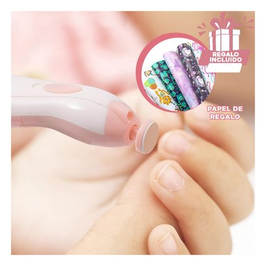 LIMADOR RYBIU ELECTRICO ROSADO + PAPEL REGALO