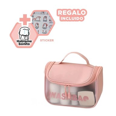 NECESER RYBIU BE30325 ROSADO IMPERMEABLE EN Y STICKERS